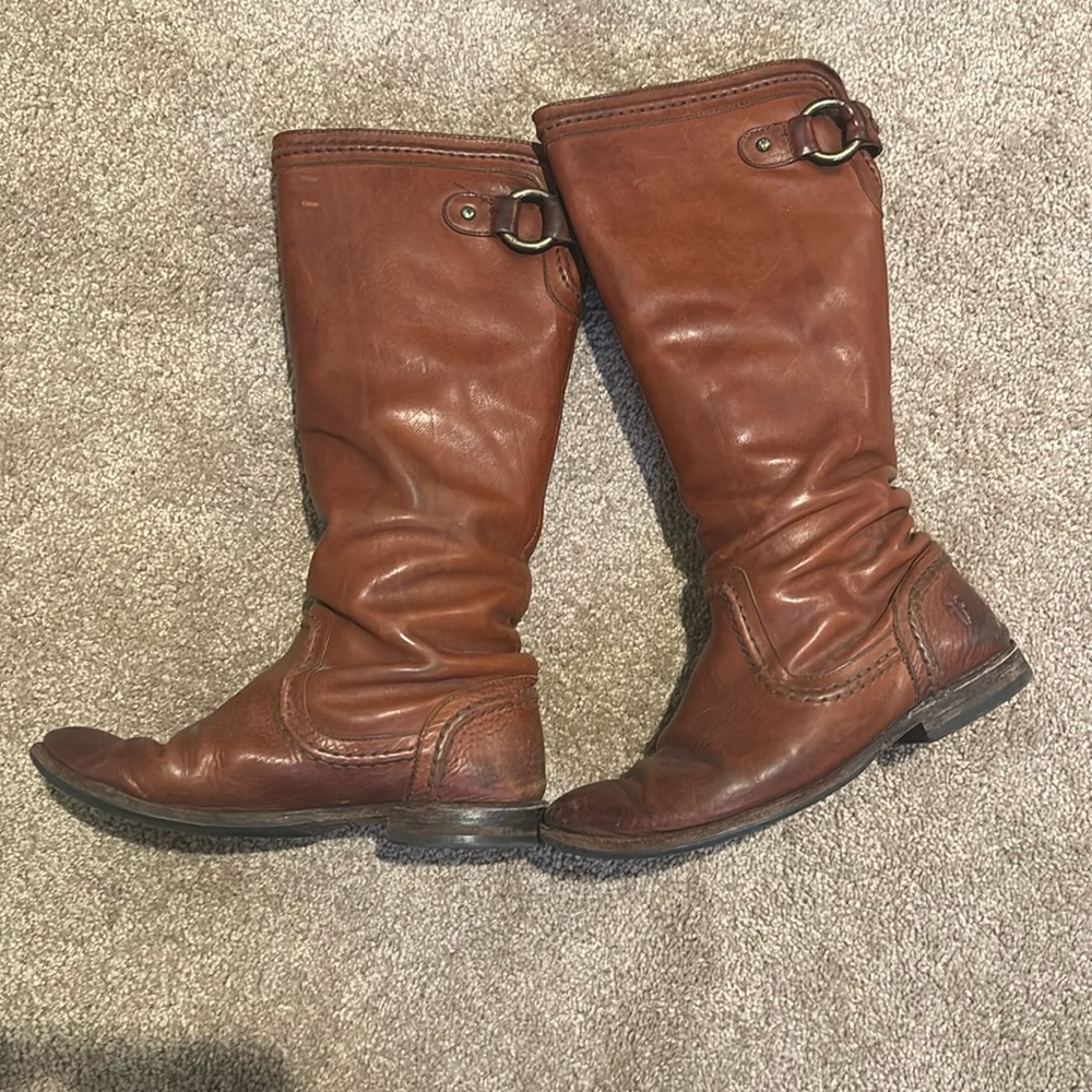 Frye leather boots so 6.5